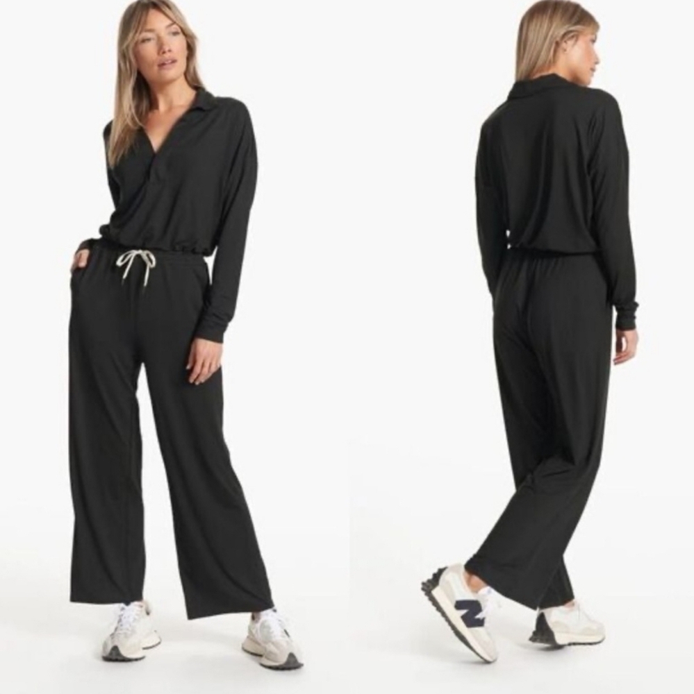 NWT Women's Vuori Lux Intentions Jumpsuit. Color Black. Various Sizes